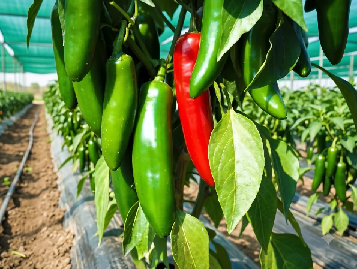 Chilies at Lahore Organic Village