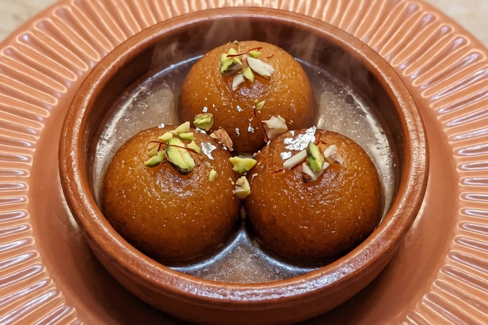 Hot Gulab Jamun