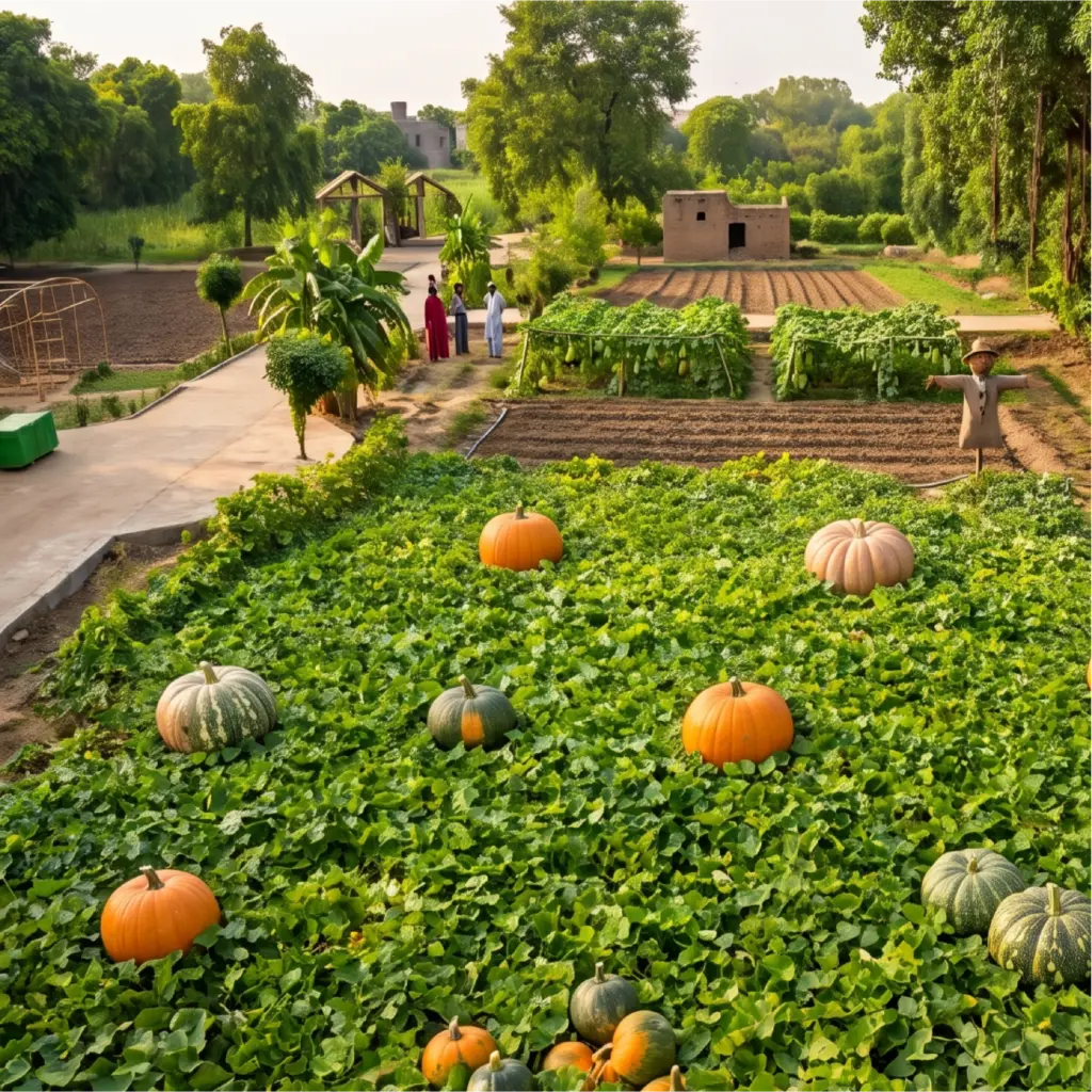 Pumpkin at Lahore Organic Village