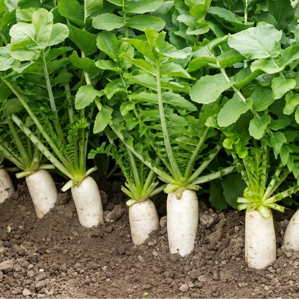 Radish (Mooli) at Lahore Organic Village