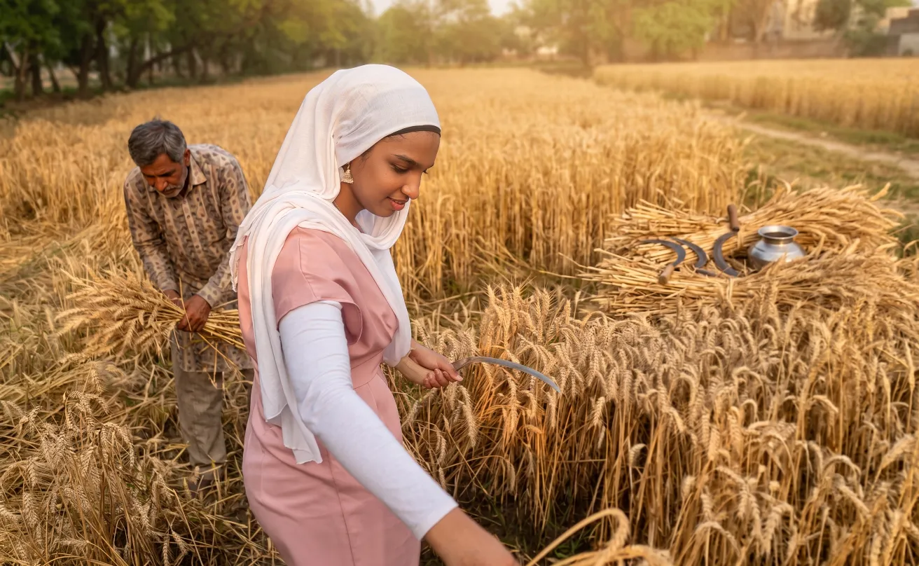 Wheat at Lahore Organic Village