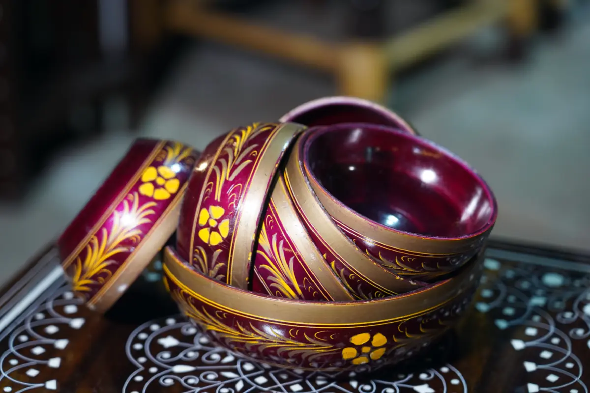 Wooden Serving Bowl Set